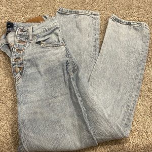 Aero 90’s super high raise straight jean